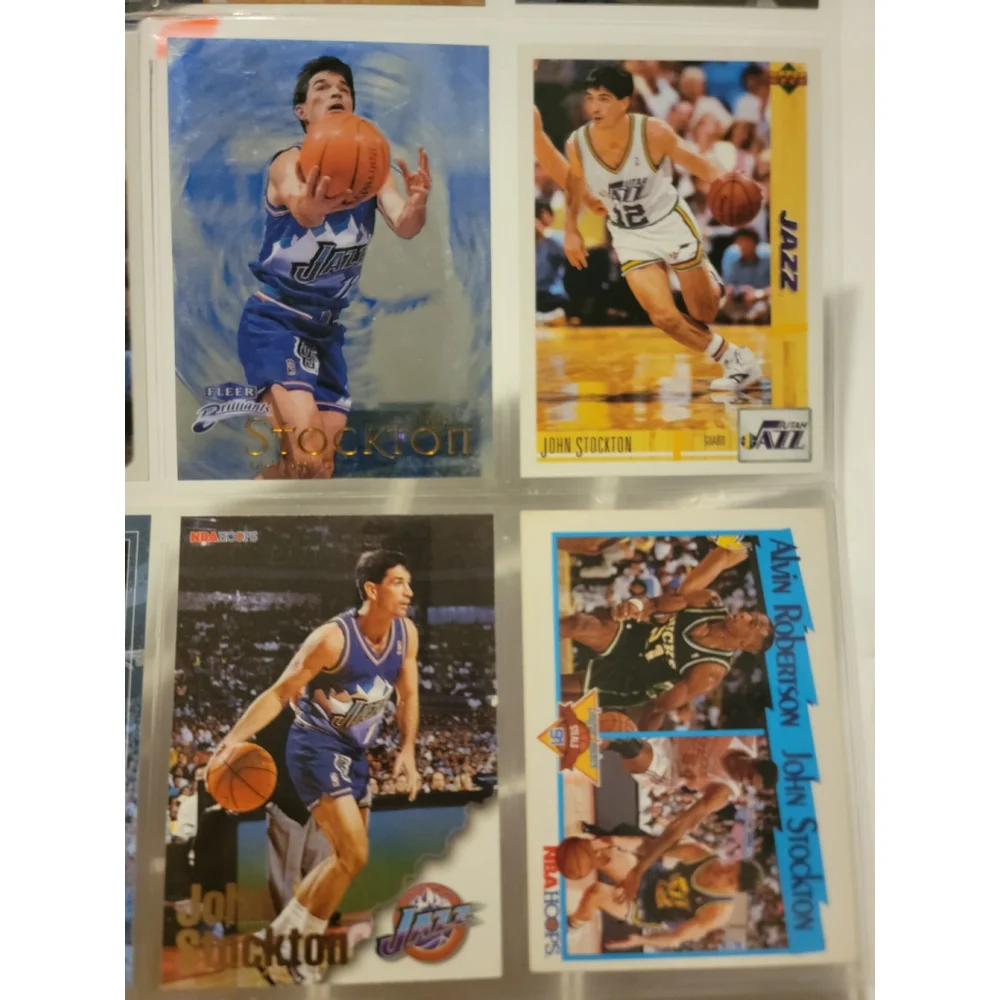 9 NBA Basketball Trading Cards John Stockton Utah Jazz Gonzaga Upper Deck